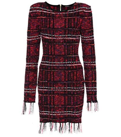 Balmain Long-sleeved Minidress