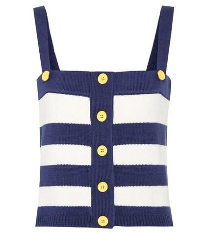 Staud Minnow Cotton-blend Top
