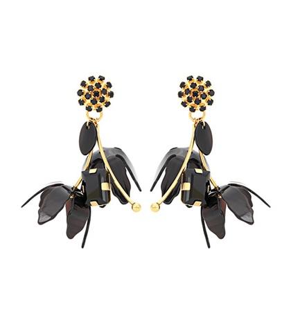 Marni Floral Horn Clip-on Earrings