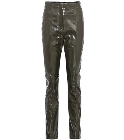 Acne Studios Tugi Vinyl High-waisted Trousers