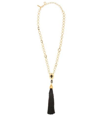 Oscar De La Renta Crystal-embellished Tasseled Necklace