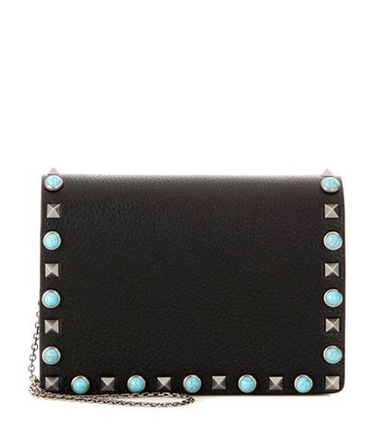Valentino Valentino Garavani Rockstud Rolling Leather Shoulder Bag