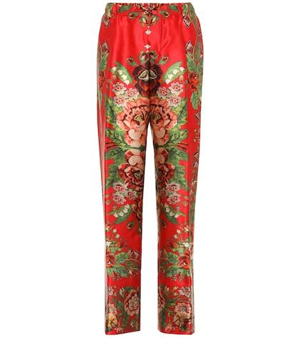 Blaz Milano Etere Printed Silk Trousers