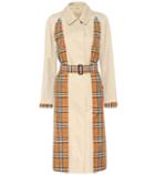 Burberry Vintage Check Cotton Trench Coat