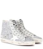 Golden Goose Deluxe Brand Exclusive To Mytheresa.com – Mid Star Glitter High-top Sneakers