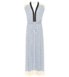 Balenciaga Paisley Crêpe Maxi Dress