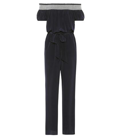 Tory Burch Misty Silk Jumpsuit