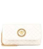 Versace Quilted Medusa Leather Shoulder Bag