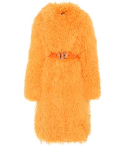 Fendi Rosti Shearling Coat
