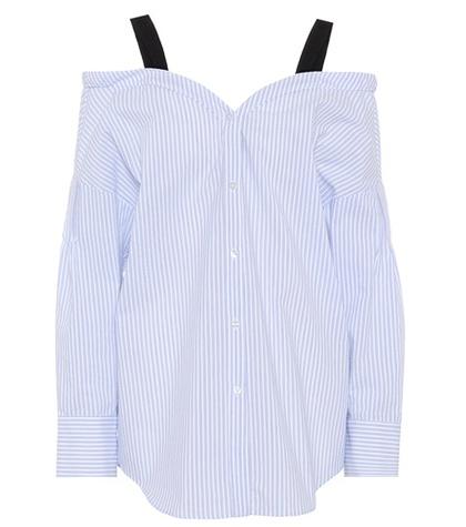 Dorothee Schumacher Striped Cotton-blend Top