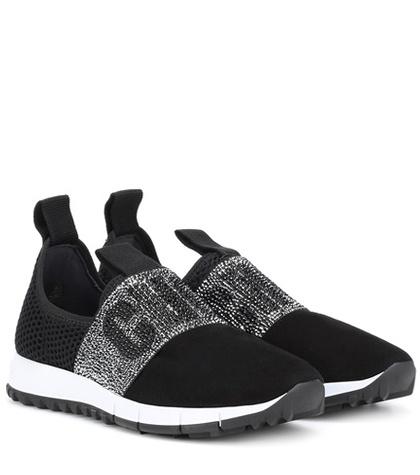 Jimmy Choo Oakland Embellished Sneakers