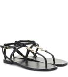 Tory Burch Nu Pieds 05 Leather Sandals