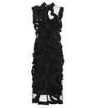 Moncler Genius 4 Moncler Simone Rocha Ruffled Silk-blend Dress