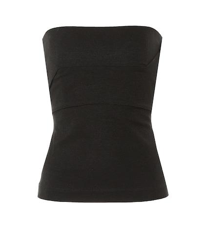 Rick Owens Bustier Cotton-blend Top