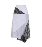 Roger Vivier Striped Cotton Skirt