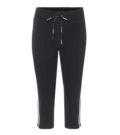 The Upside Cropped Striped Leggings