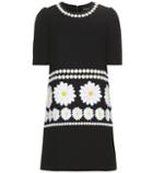 Roger Vivier Wool Dress With Appliqué