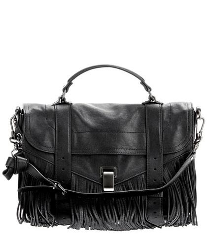 Missoni Ps1 Medium Fringe Leather Tote