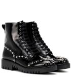 Chlo Bess Studded Leather Ankle Boots