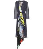 Vetements Mixed Print Midi Dress
