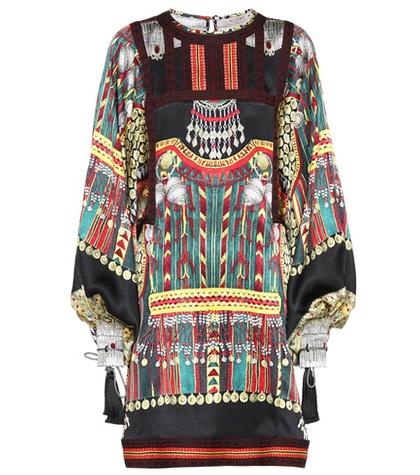 Dolce & Gabbana Printed Silk Mini Dress