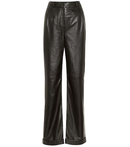 Altuzarra High-rise Straight Leather Pants