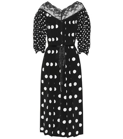 Marc Jacobs Polka-dot Silk Dress