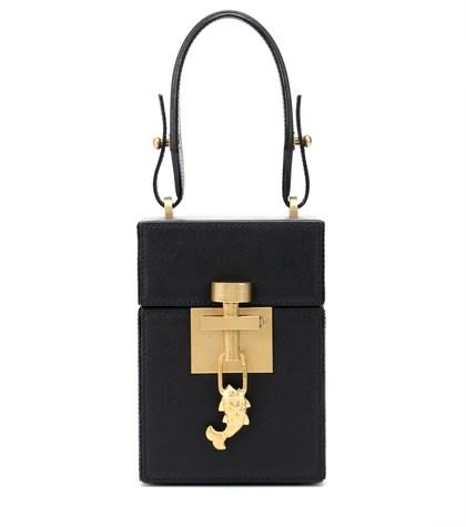 Oscar De La Renta Alibi Mini Leather Tote
