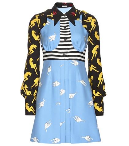 Miu Miu Printed Dress