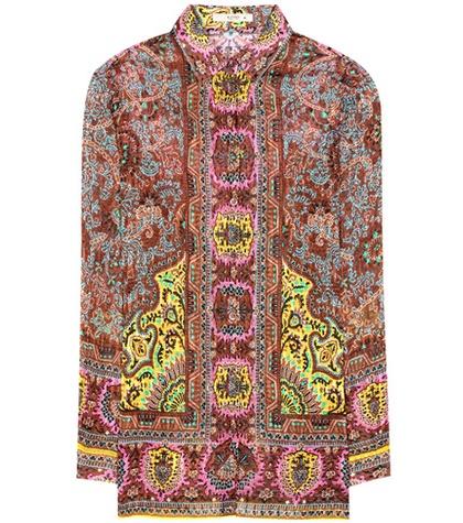 Etro Silk Printed Shirt