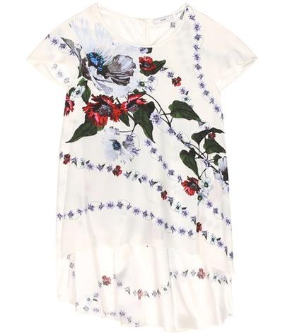 M.i.h Jeans Jasmine Floral-printed Silk Top