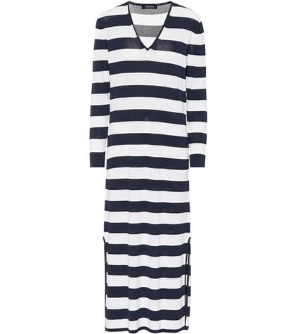 Chlo Colombia Striped Crêpe Dress
