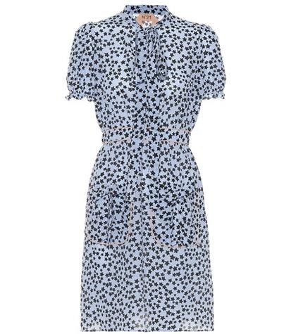 Marni Donna Star-printed Silk Minidress