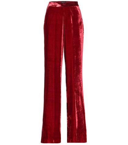 Etro Wide-leg Velvet Pants