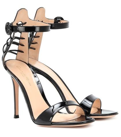 Joseph Patent Leather Sandals