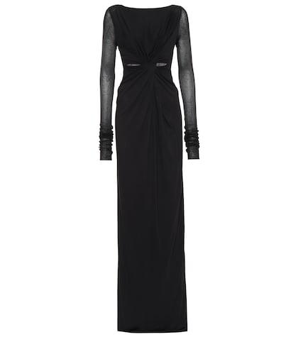 Rick Owens Lilies Cotton-blend Jersey Gown