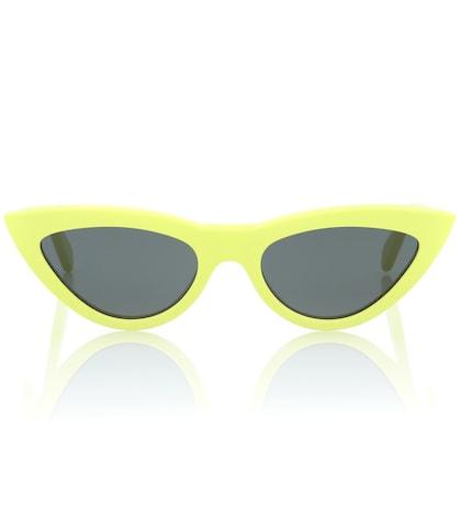 Red (v) Cat-eye Sunglasses