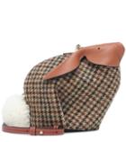 Fendi Bunny Tweed Mini Crossbody Bag