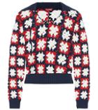 Staud Clam Crochet Cotton Sweater