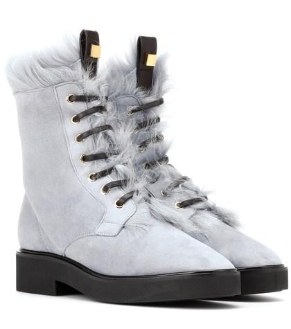 Gucci Jissika Suede Ankle Boots