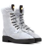 Gucci Jissika Suede Ankle Boots