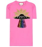 Gucci Sequinned Cotton T-shirt