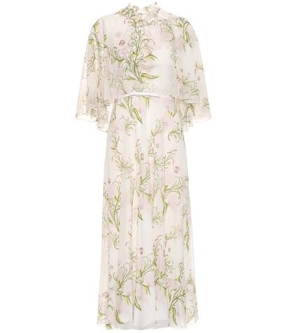 Il Gufo Floral Silk Dress