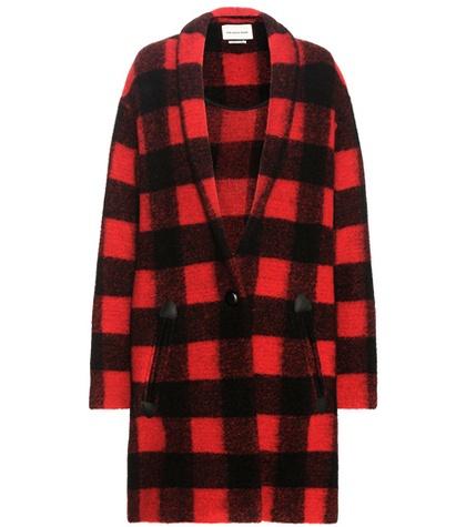 Isabel Marant, Toile Gabrie Check Wool-blend Coat