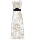 Giambattista Valli Printed Crêpe Dress With Appliqué