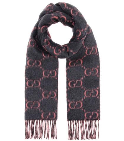 Alexander Mcqueen Alpaca And Wool Scarf