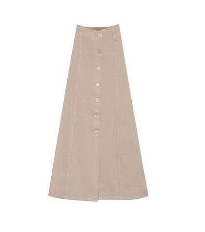 Nanushka Roja Khaki Maxi Skirt