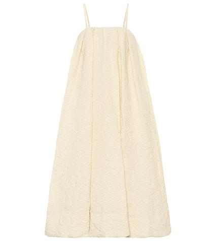 Simone Rocha Floral Jacquard Midi Dress