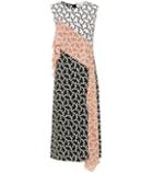 Helmut Lang Printed Silk Dress