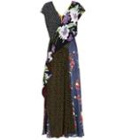 Diane Von Furstenberg Printed Floor-length Silk Dress